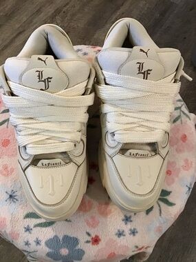 Puma LaFrancé Men's White Leather Sneakers